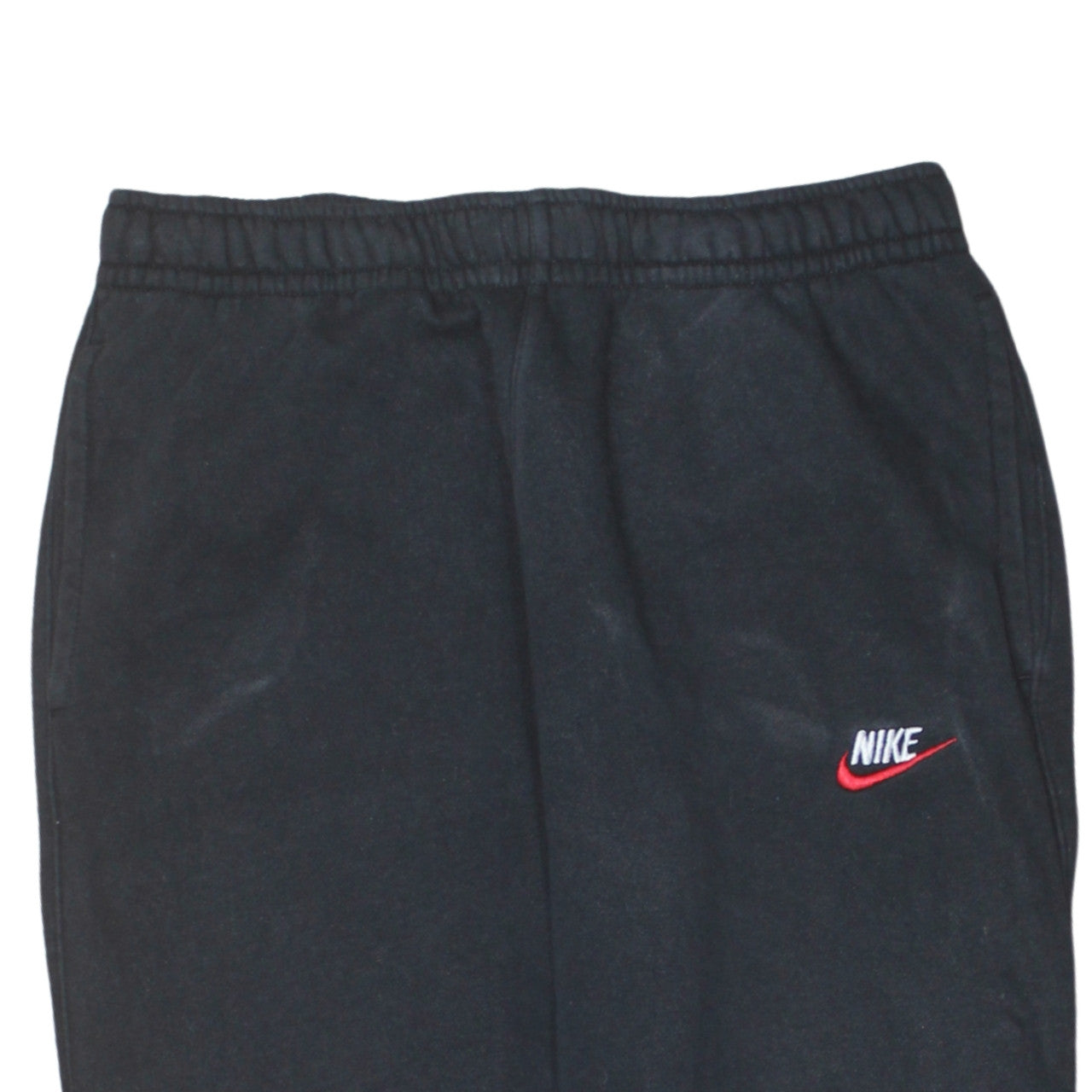Nike Men’s Black XS Regular Fit Fleece Sweatpants Tapered Leg