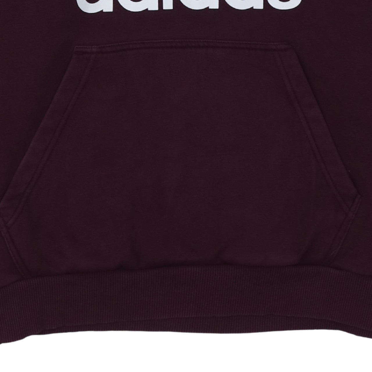 Adidas Men's Brown Pullover Hoodie L Regular Fit Graphic Logo Sweatshirt