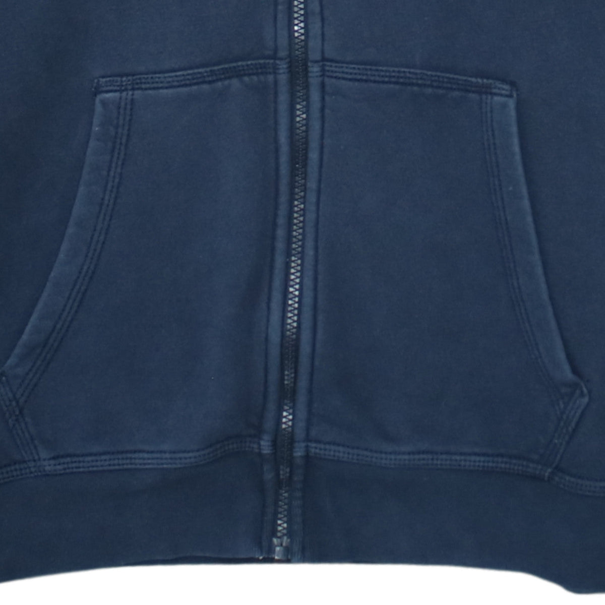 Nike Men's Blue Full Zip Hoodie L Fleece Regular Fit