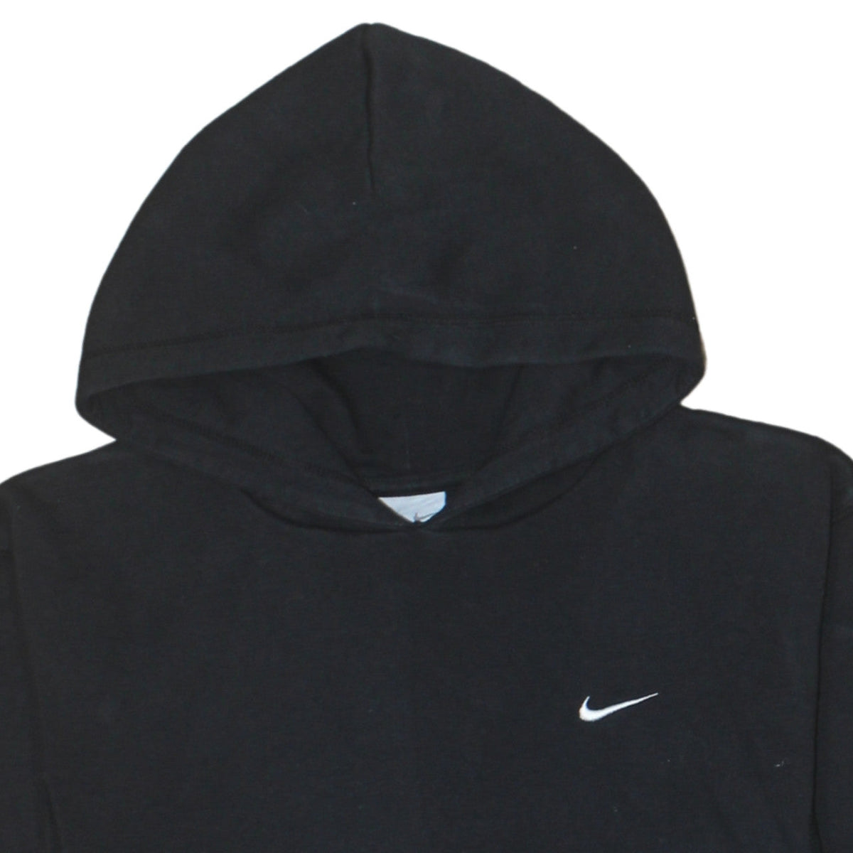 Nike Boys Black Pullover Hoodie Sweatshirt Size L Fleece Lined Casual
