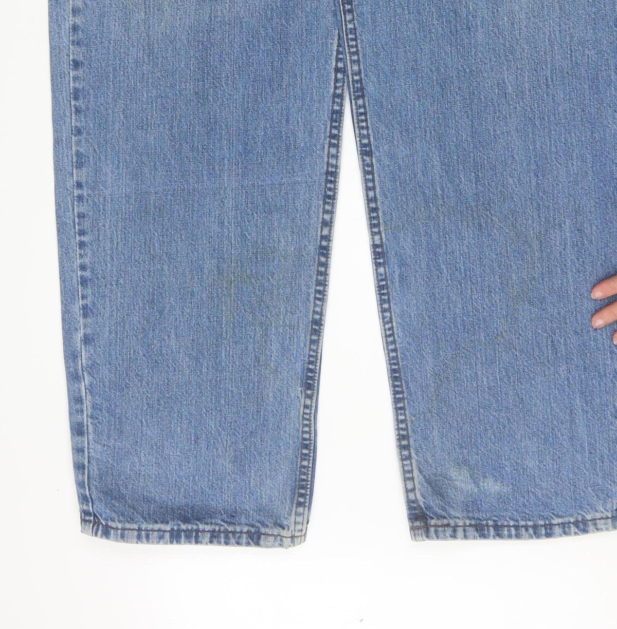 Harley-Davidson Men's Blue 40x34 Straight Leg Denim Jeans