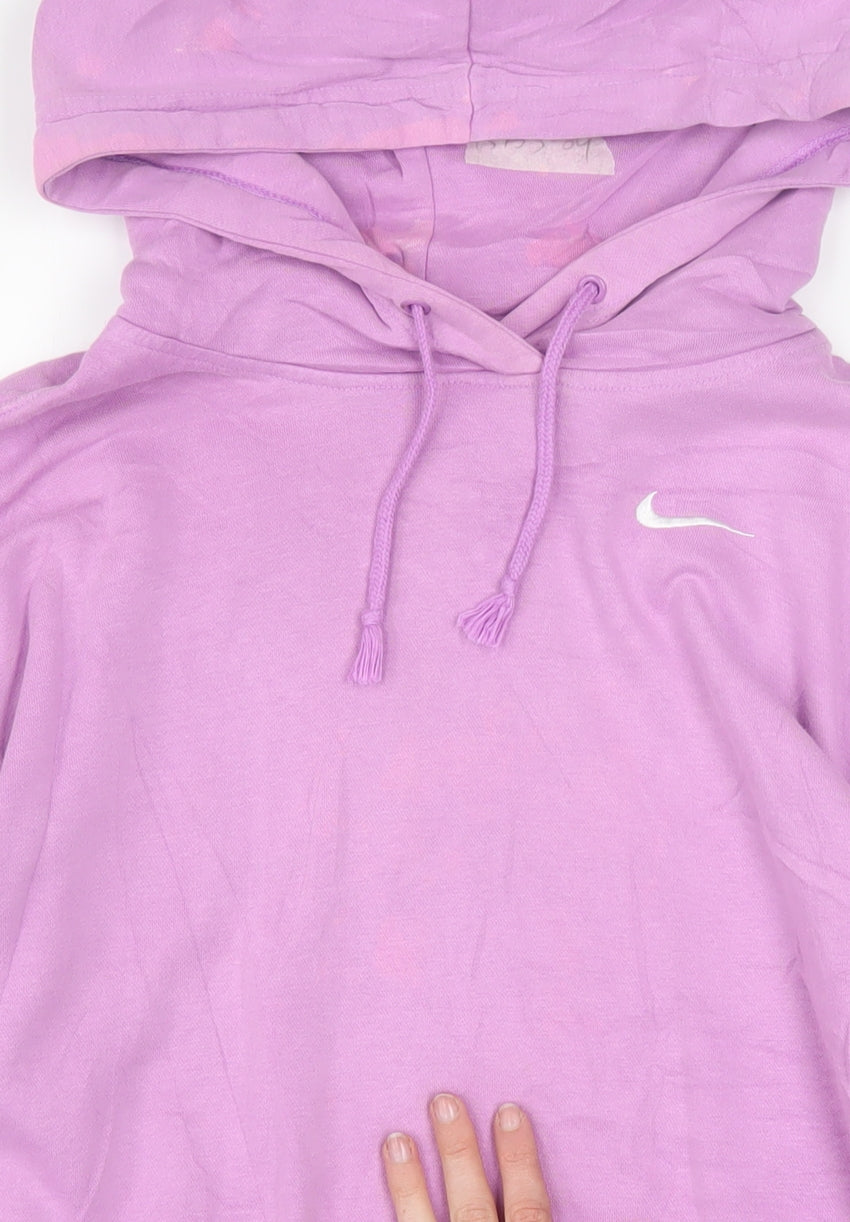Nike Women’s Purple Pullover Hoodie Small Cotton Blend Sweatshirt