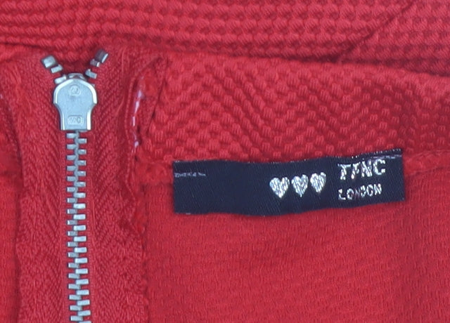 TFNC London Women’s Red Strapless Bodycon Short Dress Size S