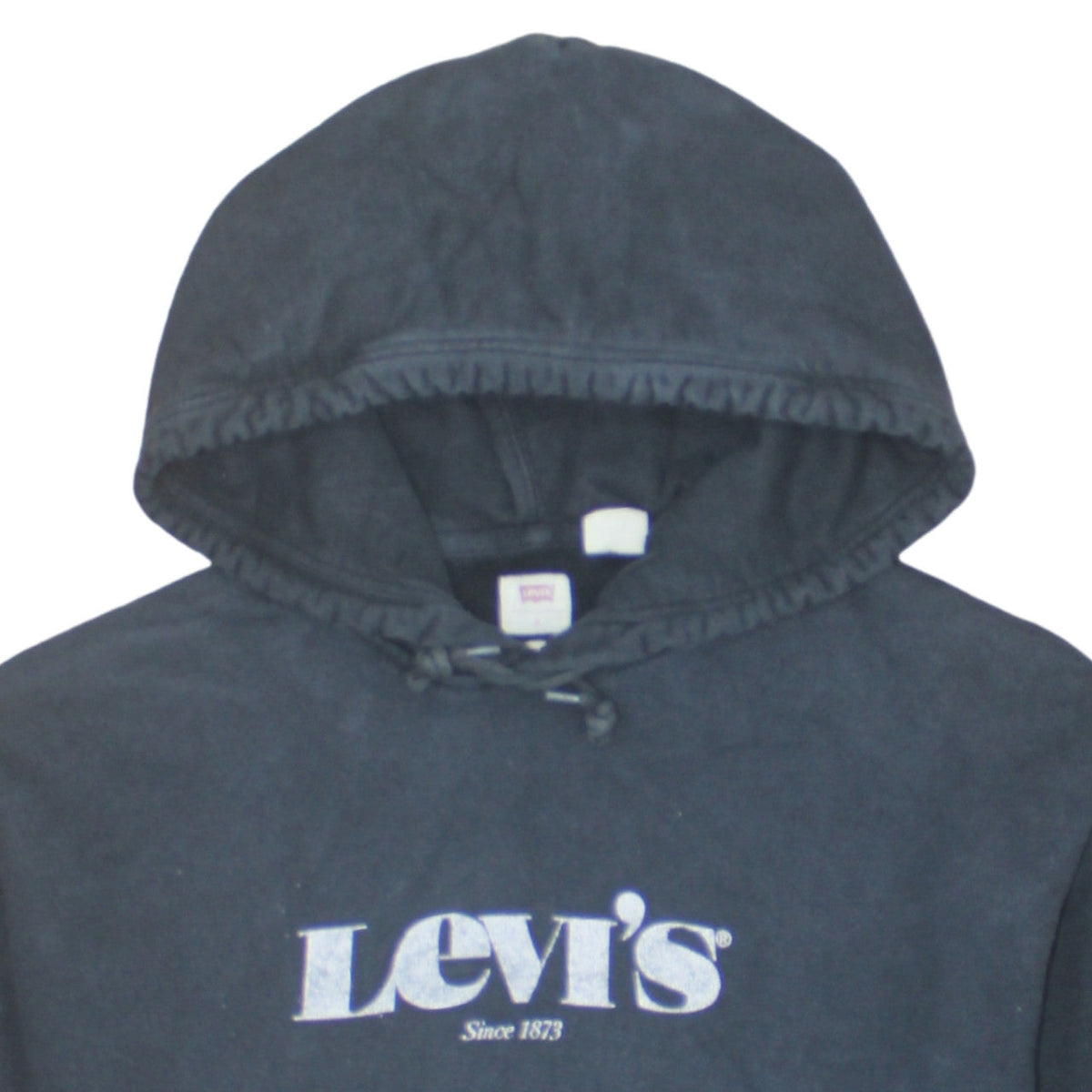 Levi's Men's Black Relaxed Pullover Hoodie M Classic Logo