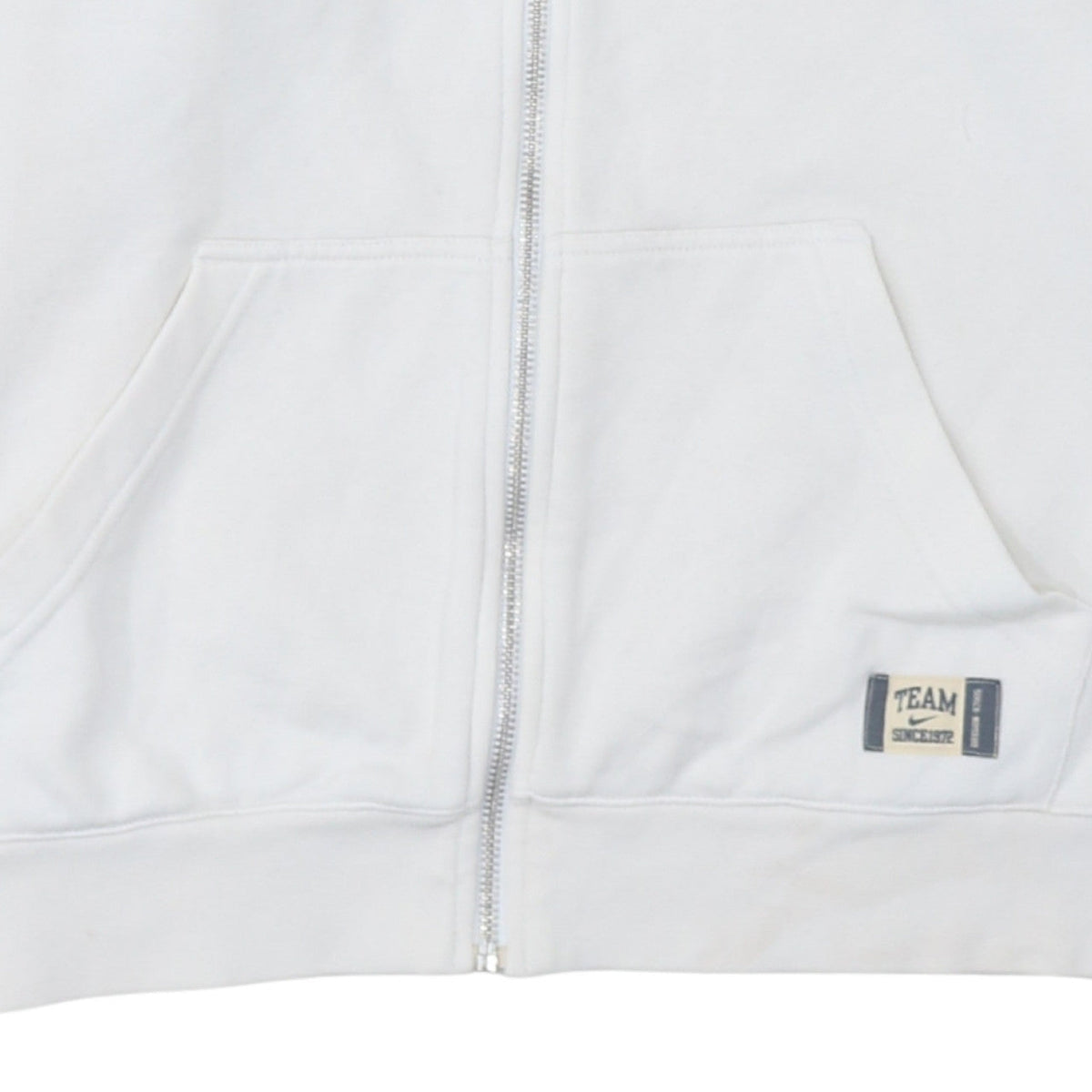 Nike Boys Grey Track Jacket Full Zip Fleece Lined 12-13 Years