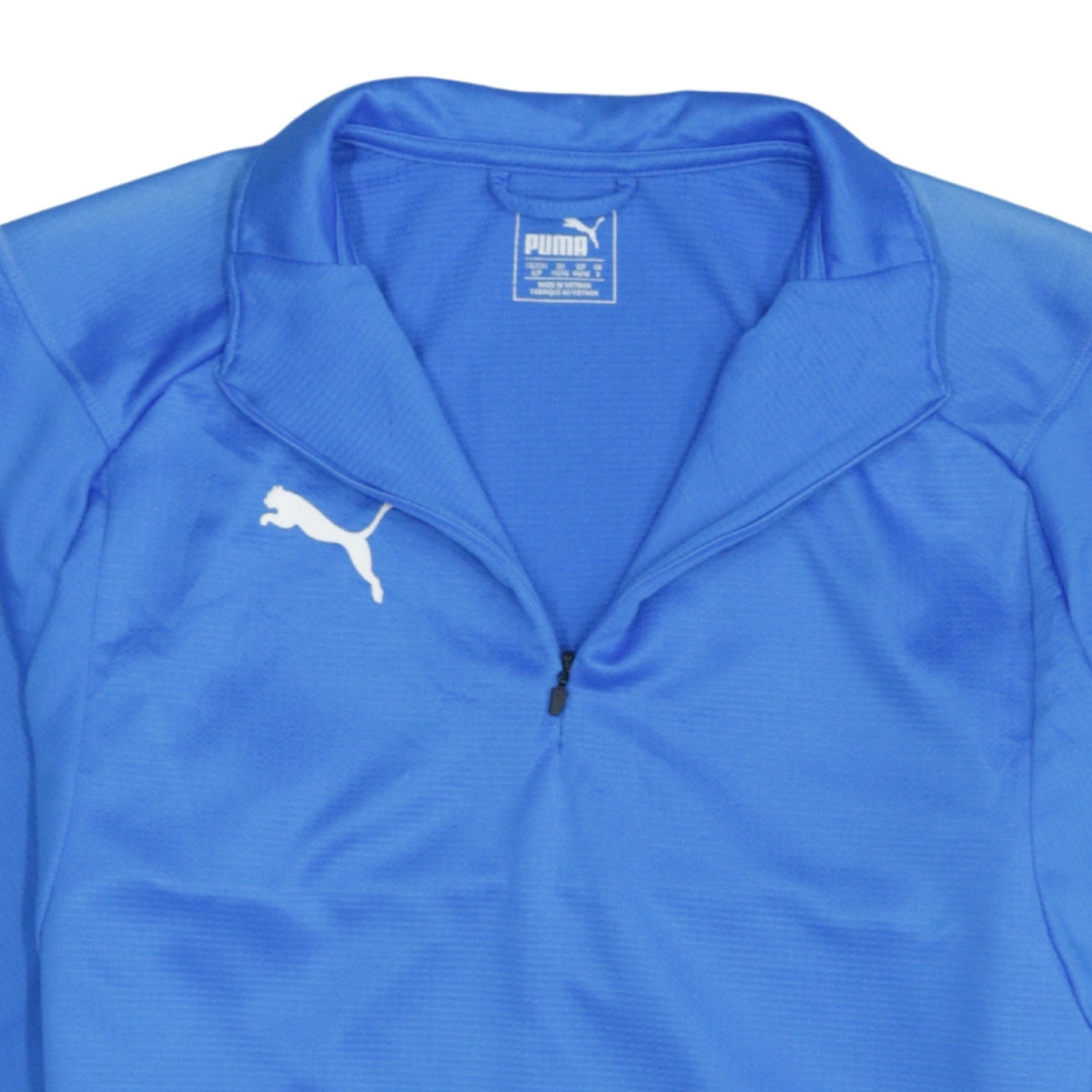 Puma Men's Blue 1/4 Zip Sports Pullover Sweatshirt Size S