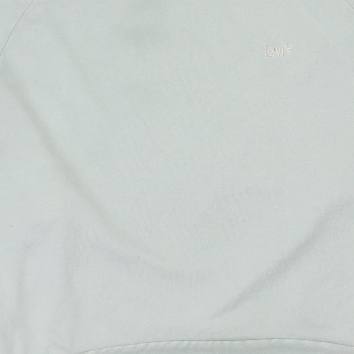 Levi's Womens Light Blue Crew Neck Pullover Sweatshirt Size M