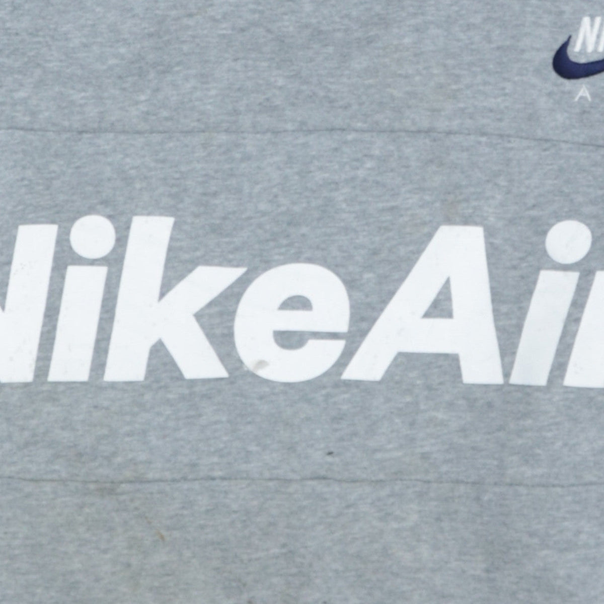 Nike Air Women's Grey Pullover Sweatshirt XL Logo Print