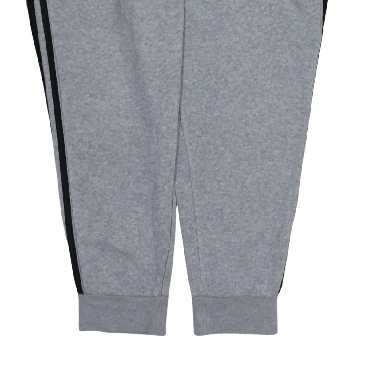 adidas Womens Grey XL Jogger Fleece Sweatpants with Stripes
