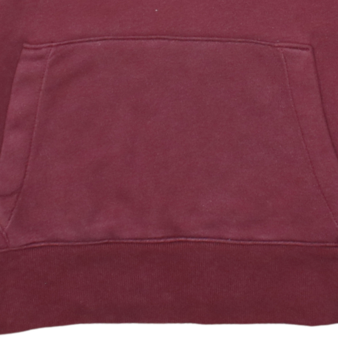 Hollister Mens Red Pullover Hoodie XS Logo Fleece Sweatshirt