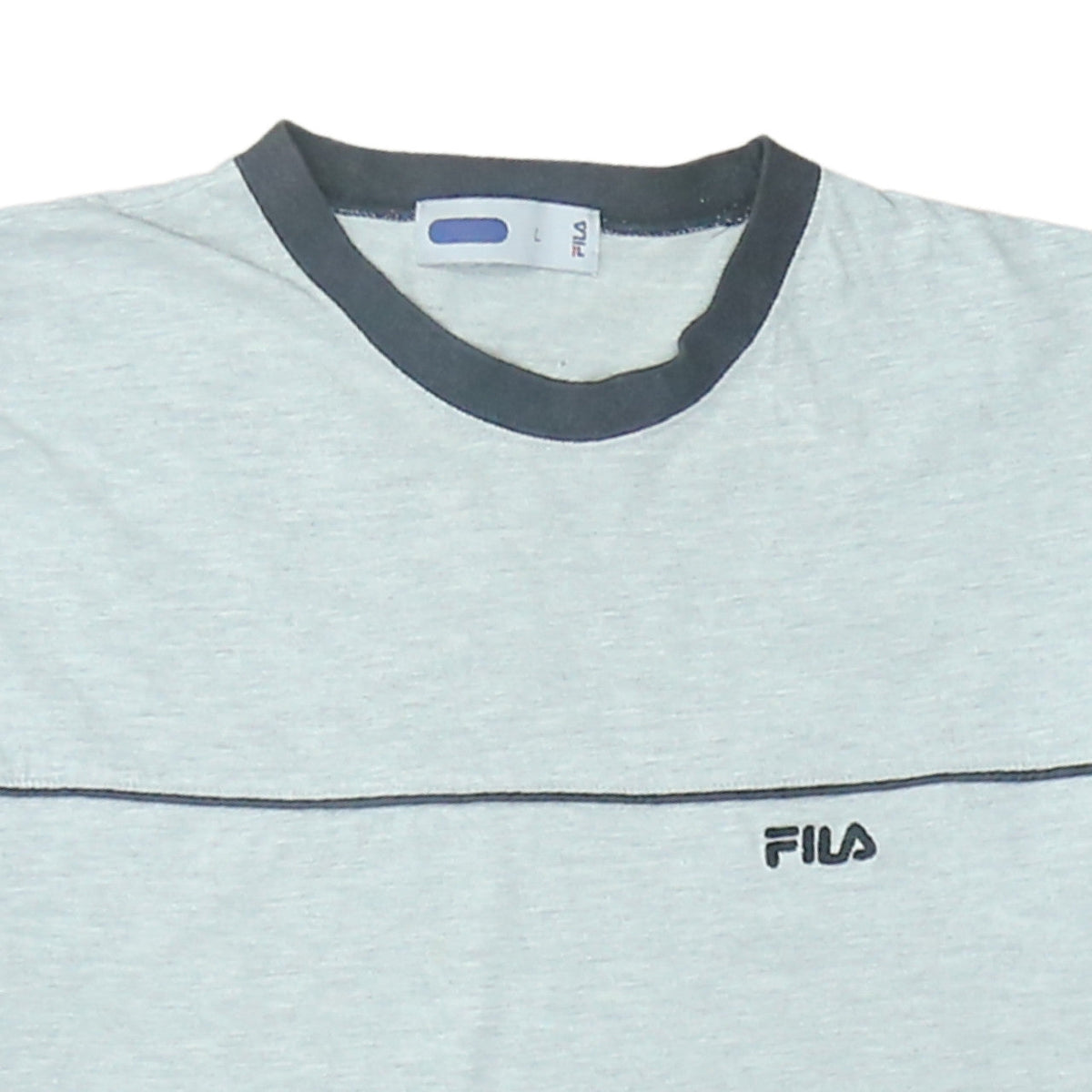 Fila Men's Grey Short Sleeve Crew Neck T-Shirt Size L