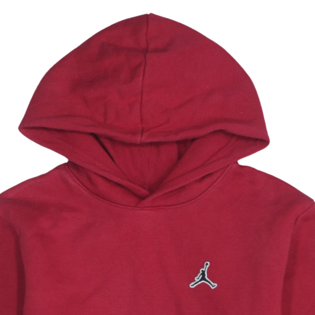 Jordan Boys Red Pullover Hoodie 13-14 Years Fleece Cotton Sweatshirt