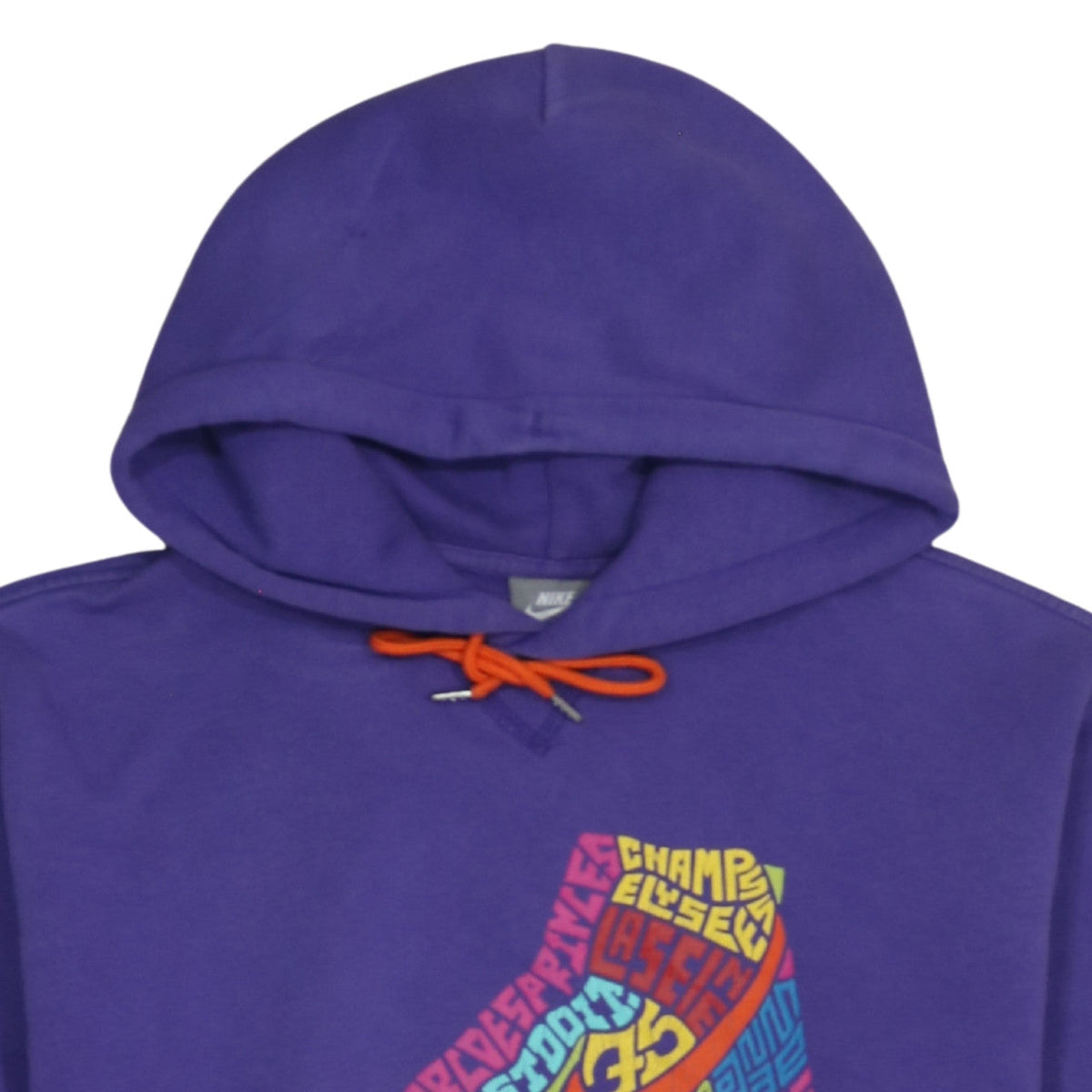 Nike Men's Purple Pullover Hoodie M Graphic Logo Sportswear