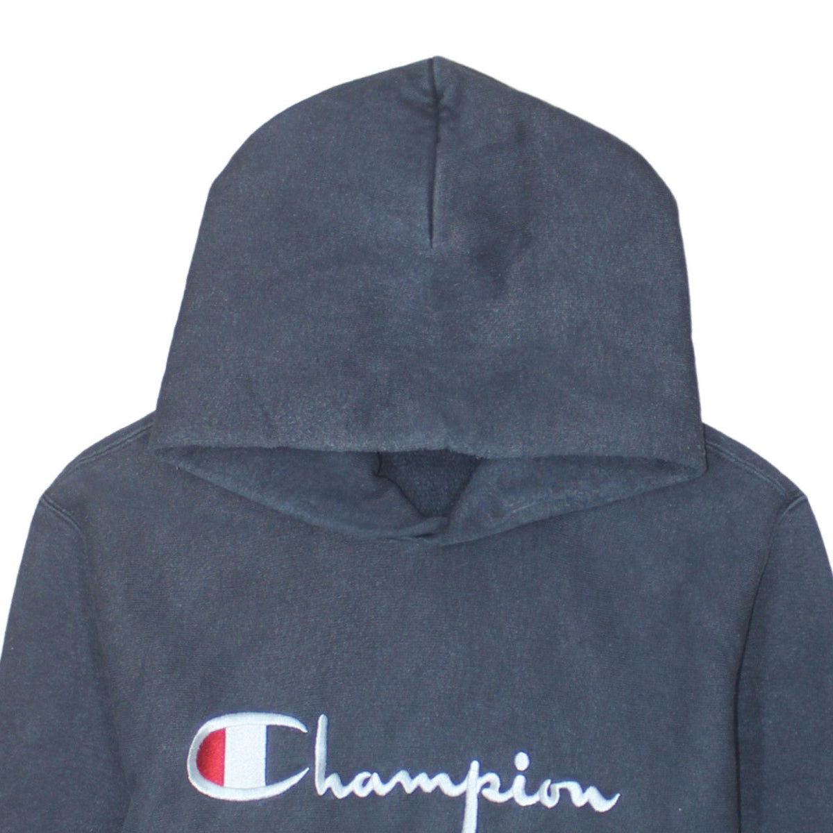 Champion Men's Blue XL Pullover Hoodie Embroidered Logo Reverse Weave