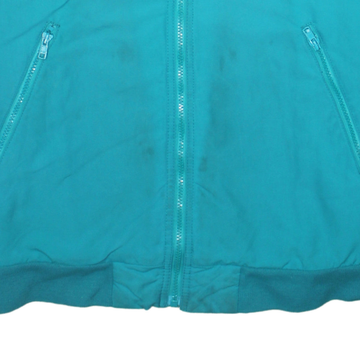 Lands' End Men's Blue Windbreaker Jacket M Tall Outdoor Nylon Lined