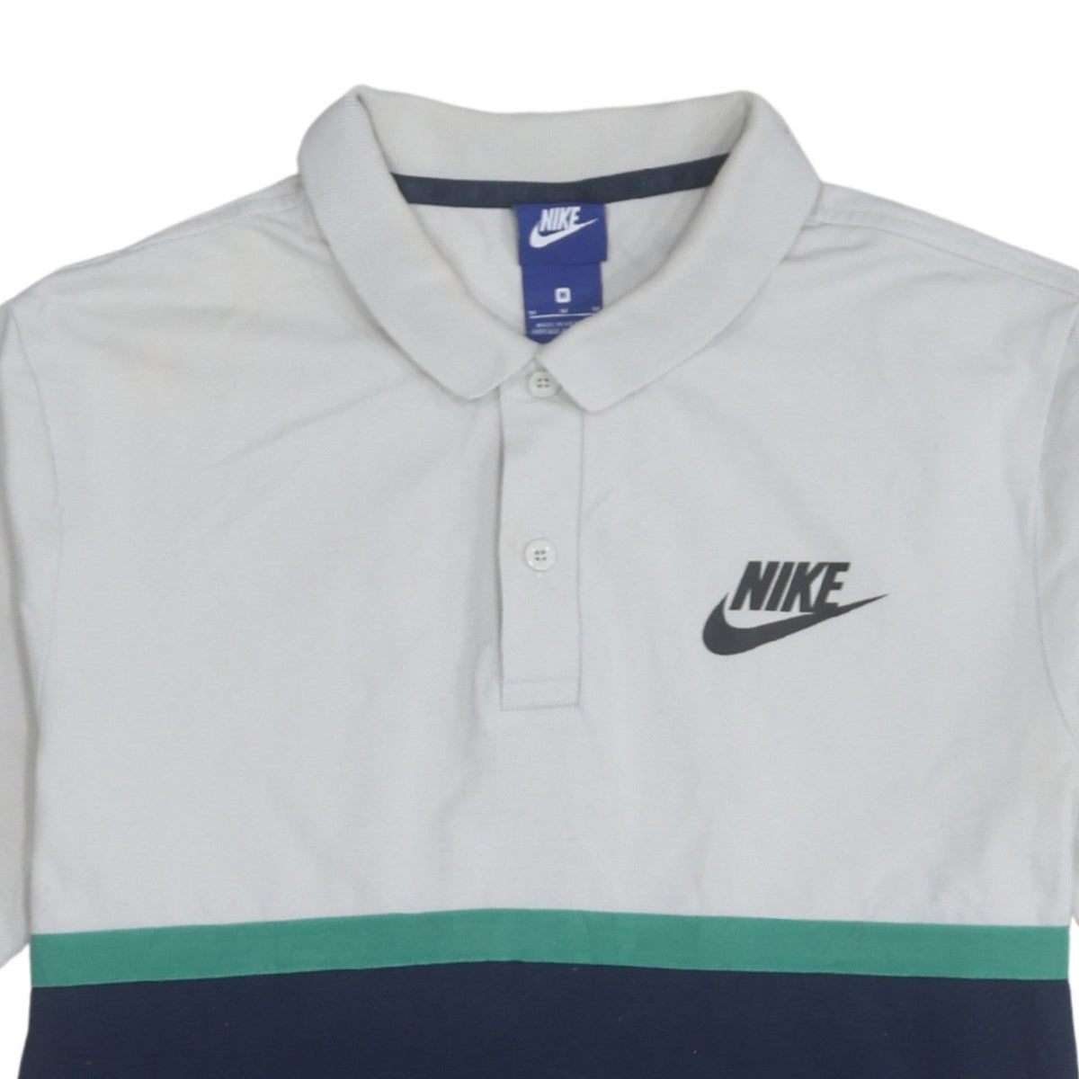 Nike Men's Multicoloured Short Sleeve Polo Shirt Size M Regular Fit