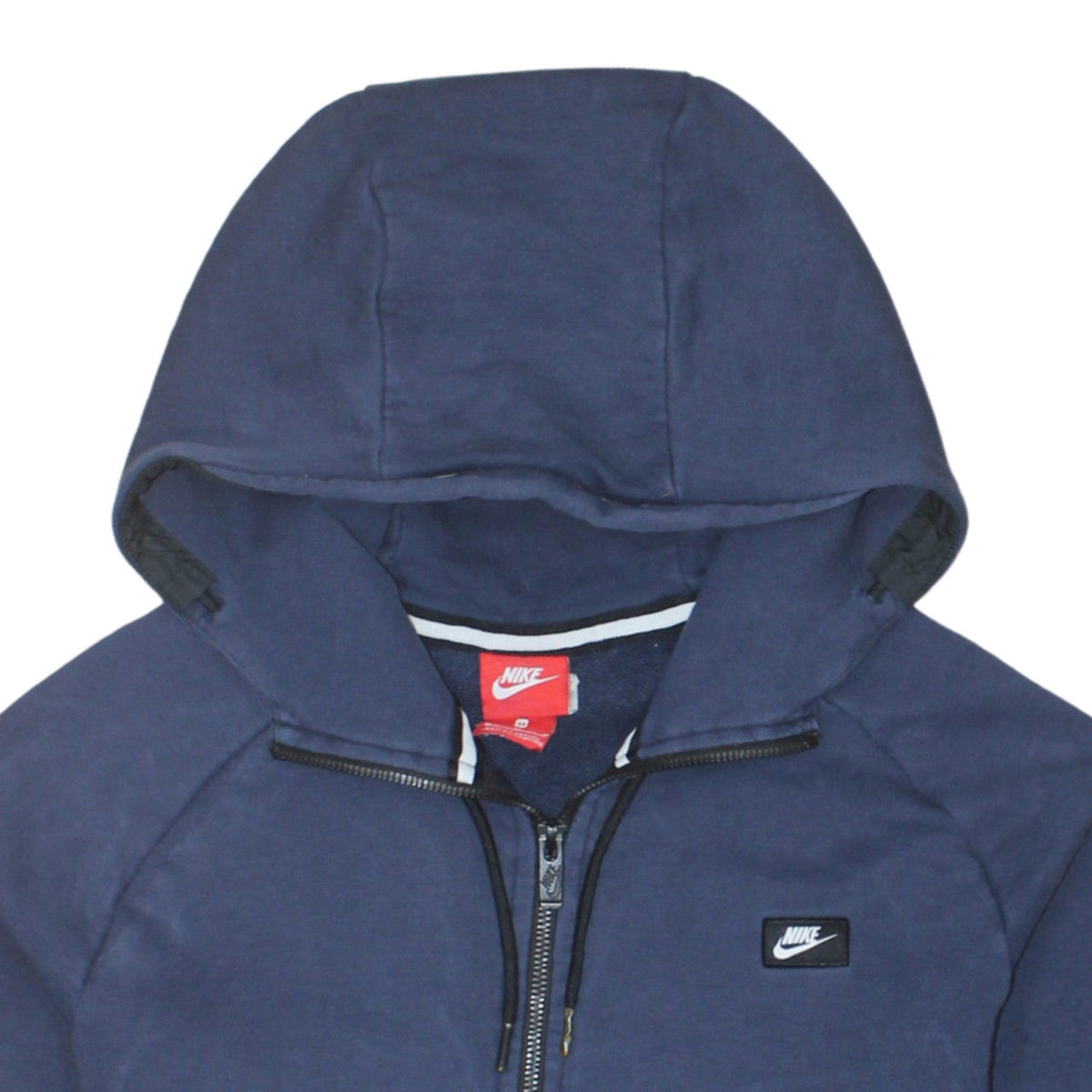 Nike Men's Blue Full Zip Hoodie Size M Sports Fleece Sweatshirt