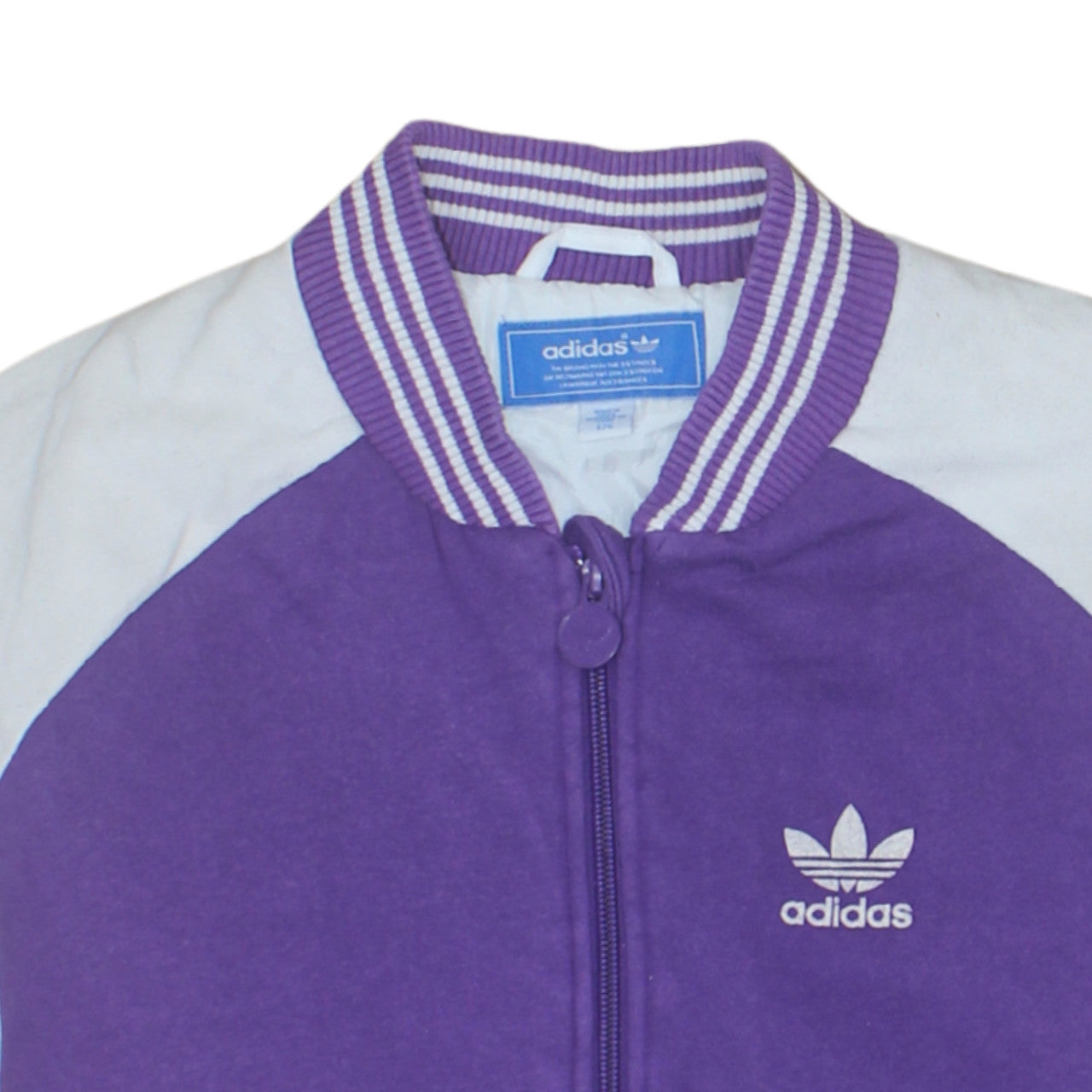 Adidas Originals Women's Purple Varsity Jacket Size 16
