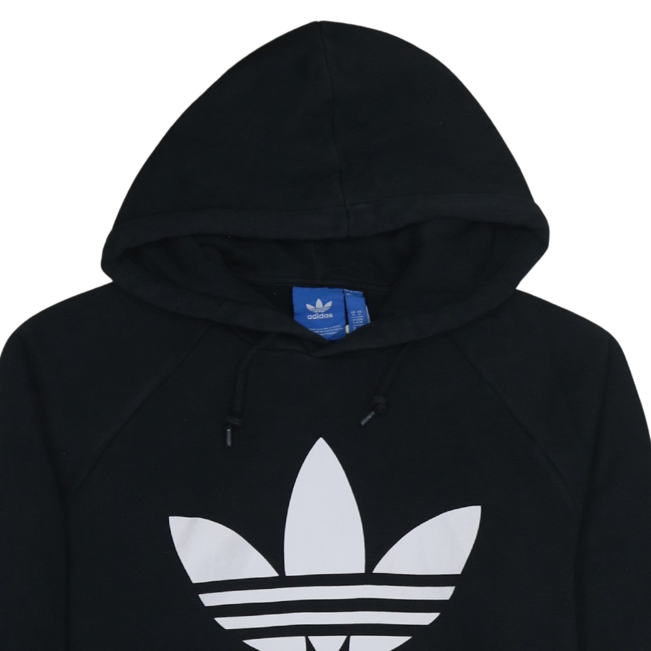 Adidas Women’s Black Pullover Hoodie, Medium, Logo Print, Casual Wear