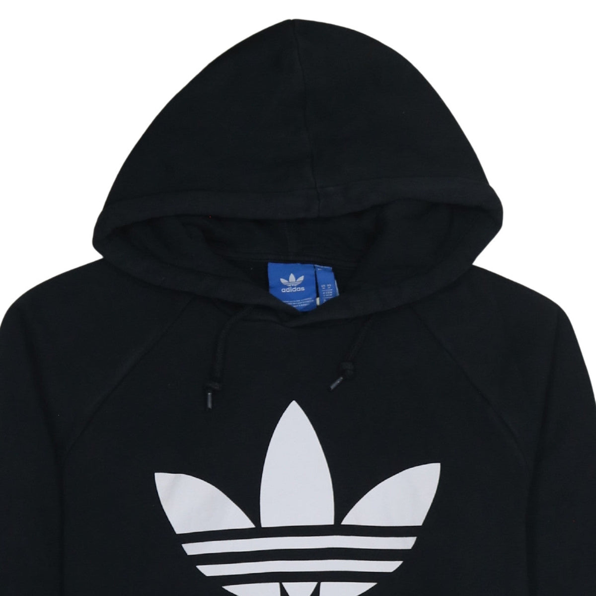 Adidas Women’s Black Pullover Hoodie, Medium, Logo Print, Casual Wear