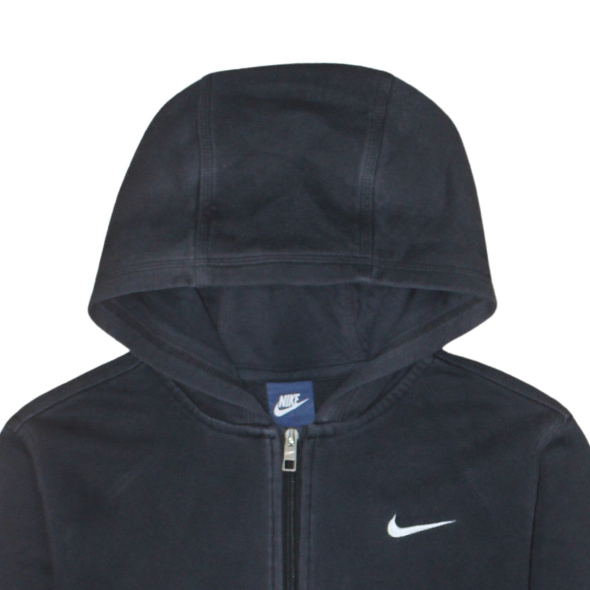 Nike Boys Black Full Zip Hoodie XL 13-15 Years Hooded Sweatshirt