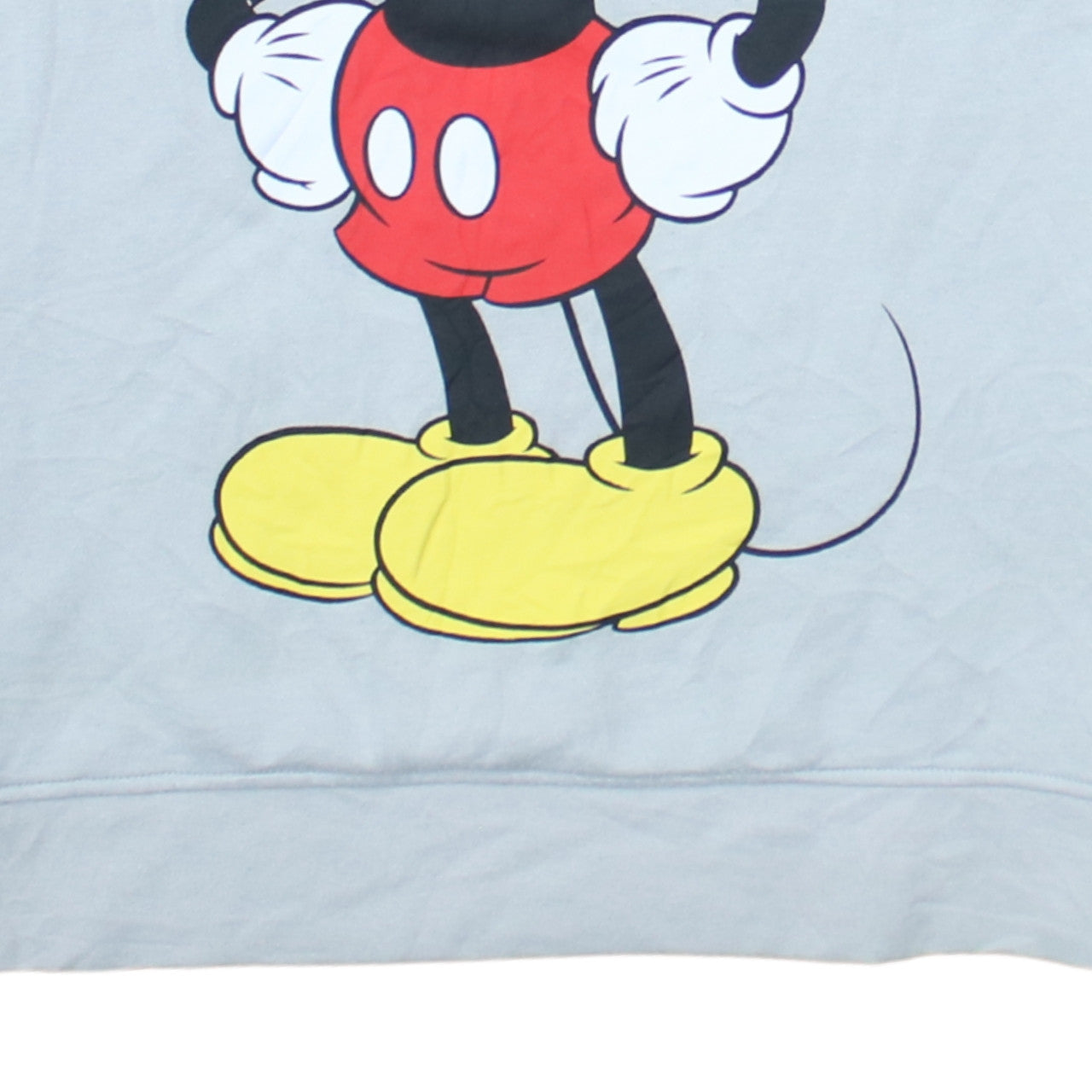Disney Women's Grey Mickey Mouse Pullover Sweatshirt Size M 12/14