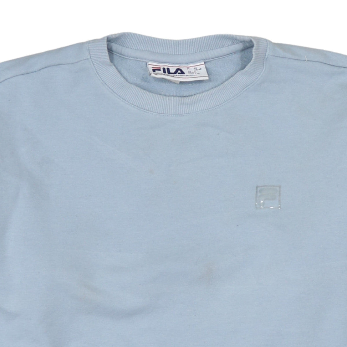 Fila Women Blue Crew Neck Pullover Sweatshirt Size L