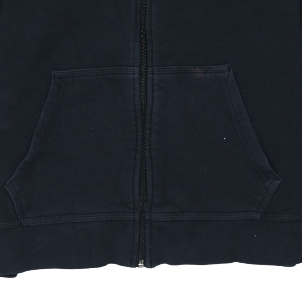 Nike Boys Black Full Zip Hoodie XL 13-15 Years Fleece Lined