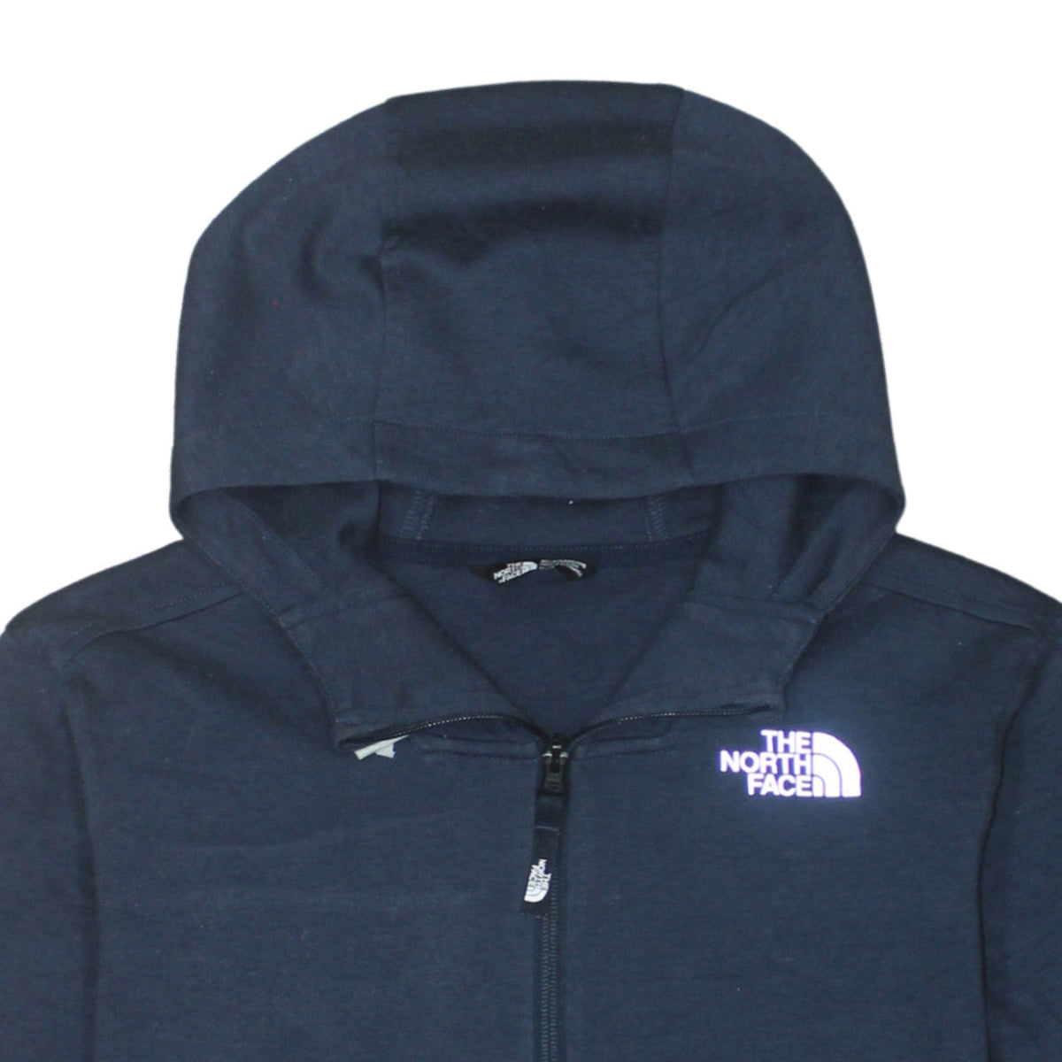 The North Face Boys Navy Full Zip Hoodie XL Cotton Blend Casual