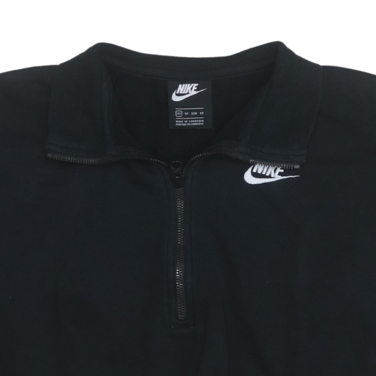 Nike Women's Black XS 1/2 Zip Pullover Sweatshirt