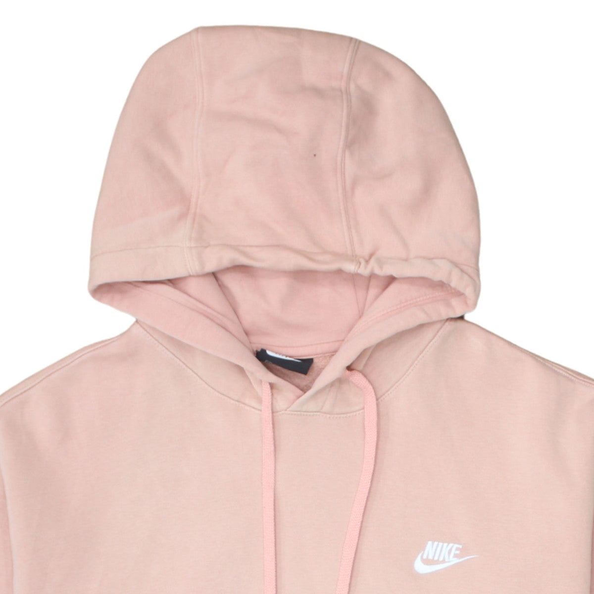 Nike Womens Pink Pullover Hoodie XL Cotton Blend Casual Sweatshirt