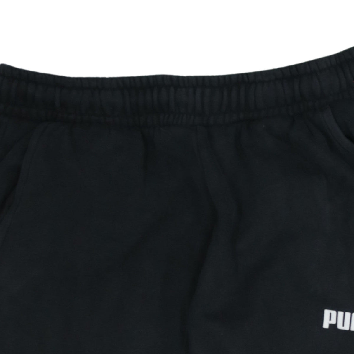 Puma Men Black Medium Sweatpants Regular Fit Logo Tapered