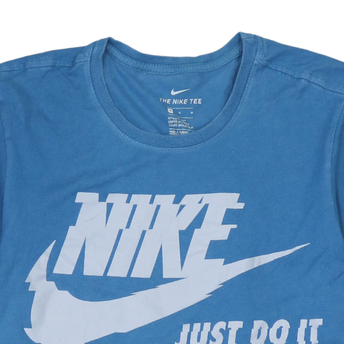 Nike Men's Blue Just Do It Graphic Athletic Fit T-Shirt M