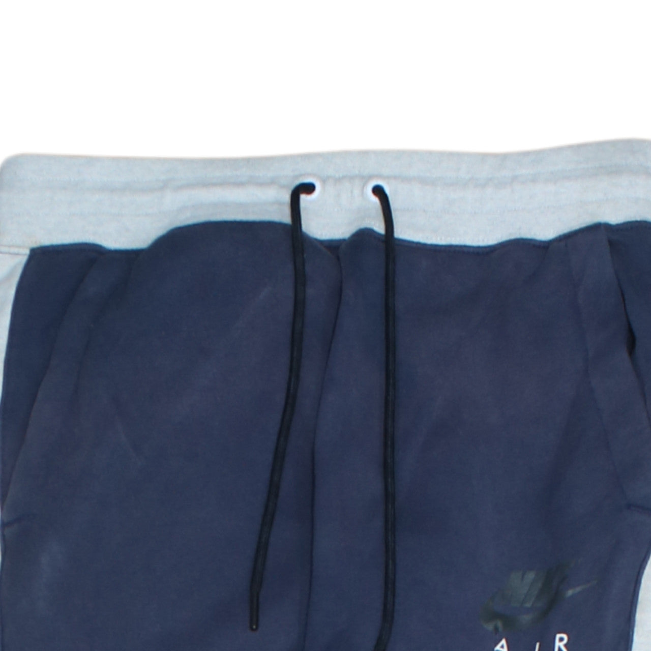 Nike Men's Blue Air Jogger Trousers Size M Fleece Drawstring