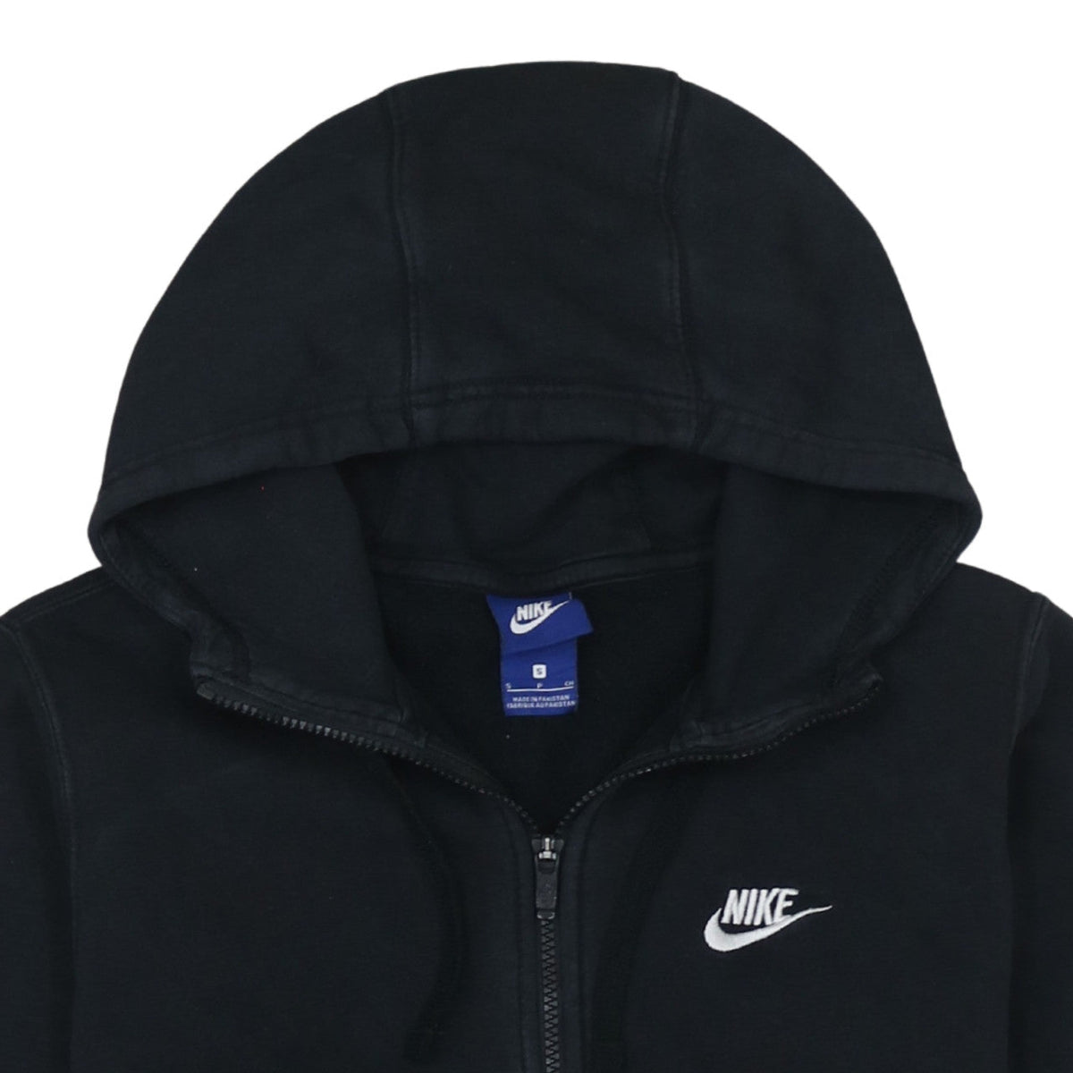 Nike Men's Black Full Zip Hoodie Size S Regular Fit