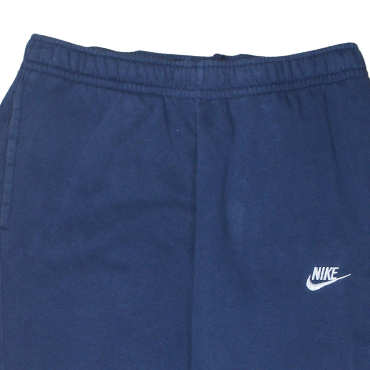 Nike Men Blue Jogger Trousers M Elastic Waist Colourblock Sweatpants