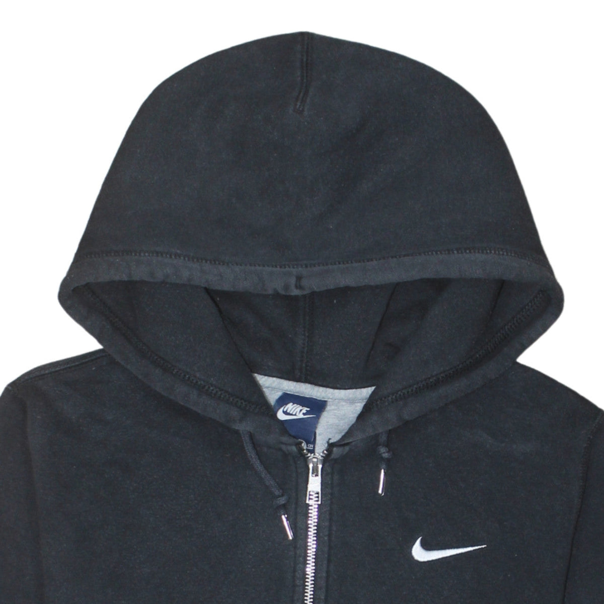 Nike Men Black Small Full Zip Fleece Hoodie Sweatshirt