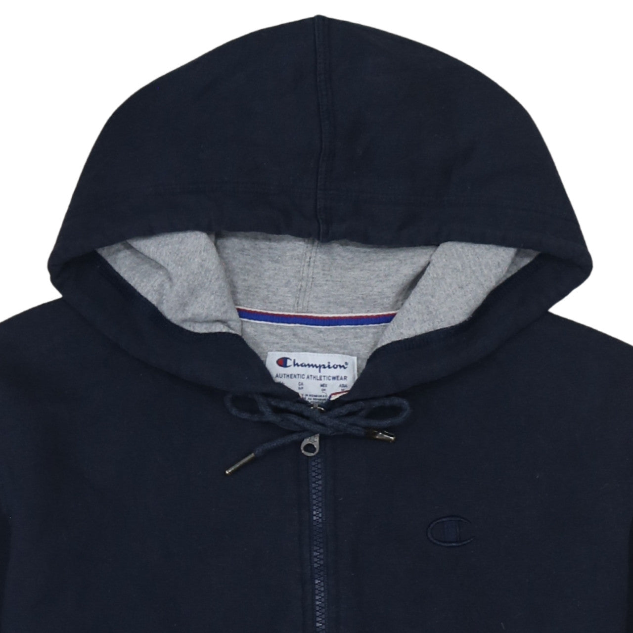 Champion Men's Blue Full Zip Hoodie Small Regular Fit