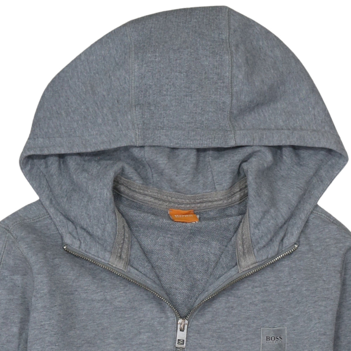 Hugo Boss Men's Grey Full Zip Hoodie Size S