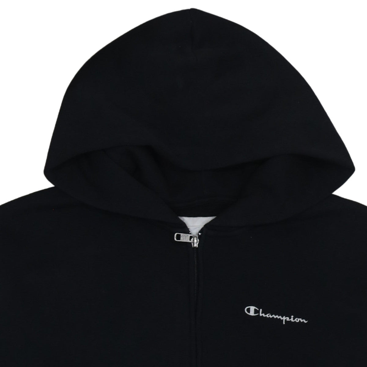 Champion Men’s Black Full Zip Hoodie XL Regular Fit Fleece