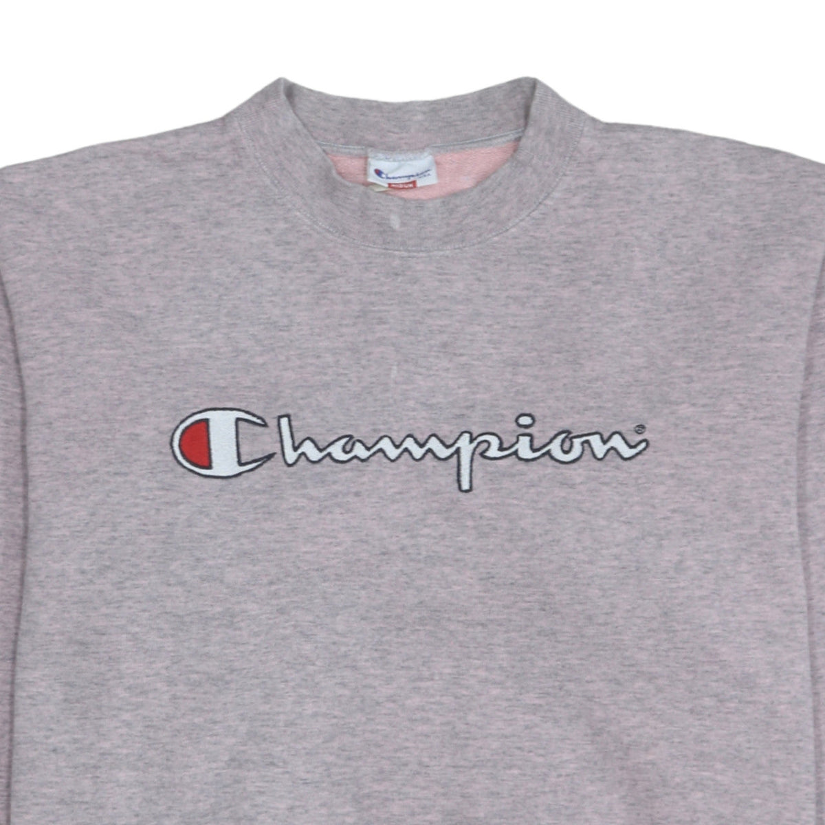Champion Womens Grey Medium Crew Neck Pullover Sweatshirt
