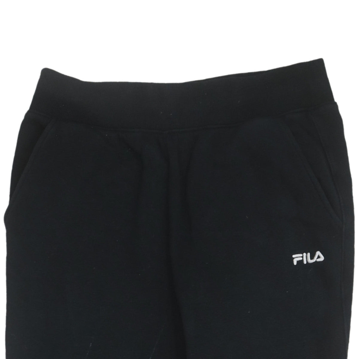 Fila Men's Black Jogger Sweatpants S Regular Fit Cotton Blend