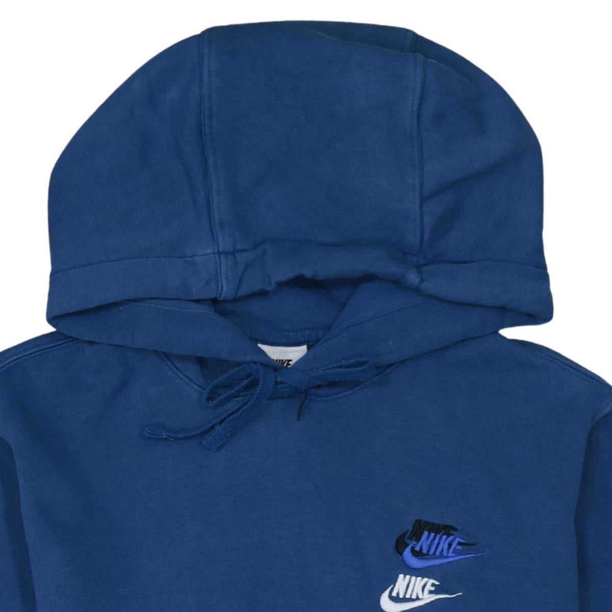 Nike Men's Blue XS Pullover Hoodie Embroidered Logo Sportswear