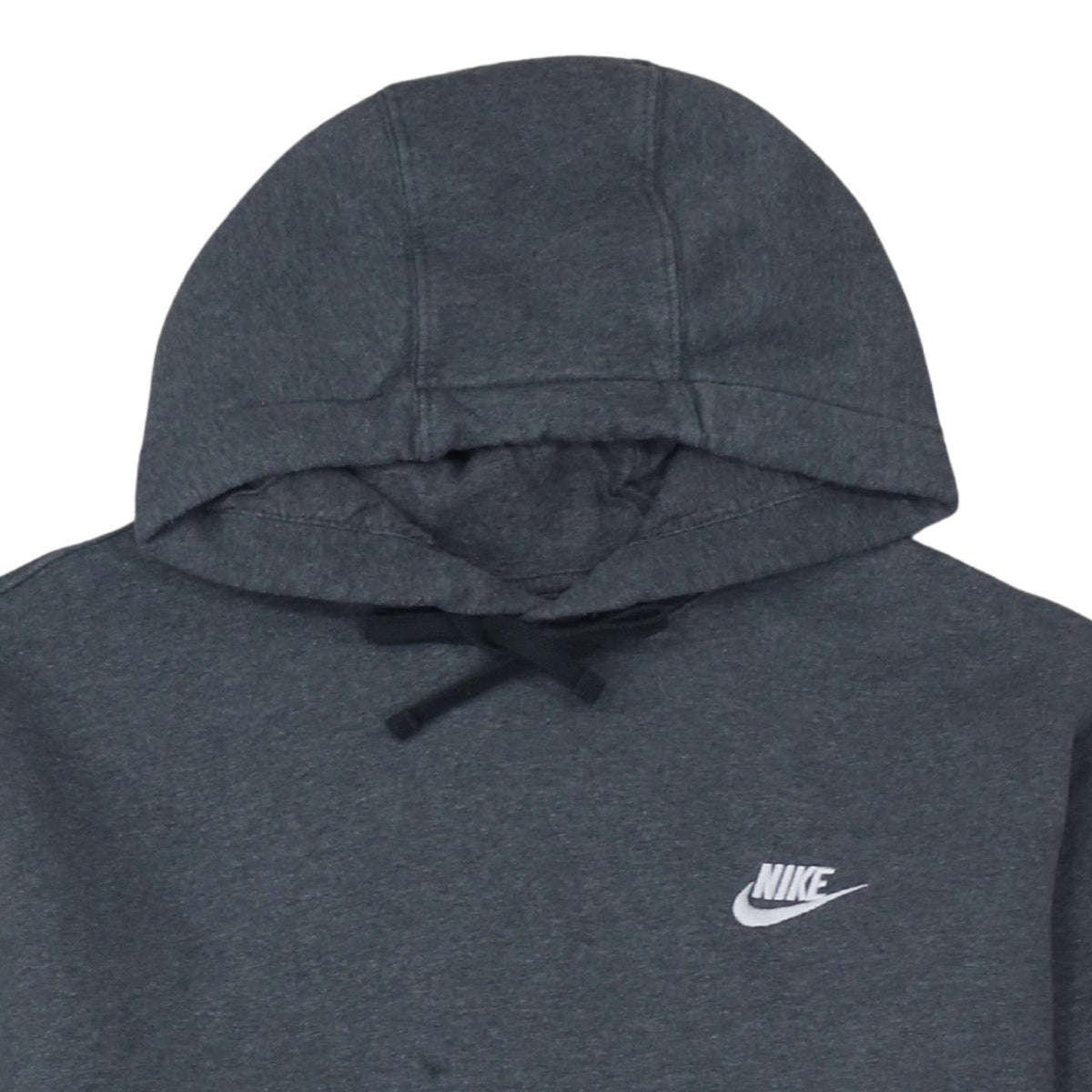 Nike Men's Grey Pullover Hoodie Size L Regular Fit Fleece