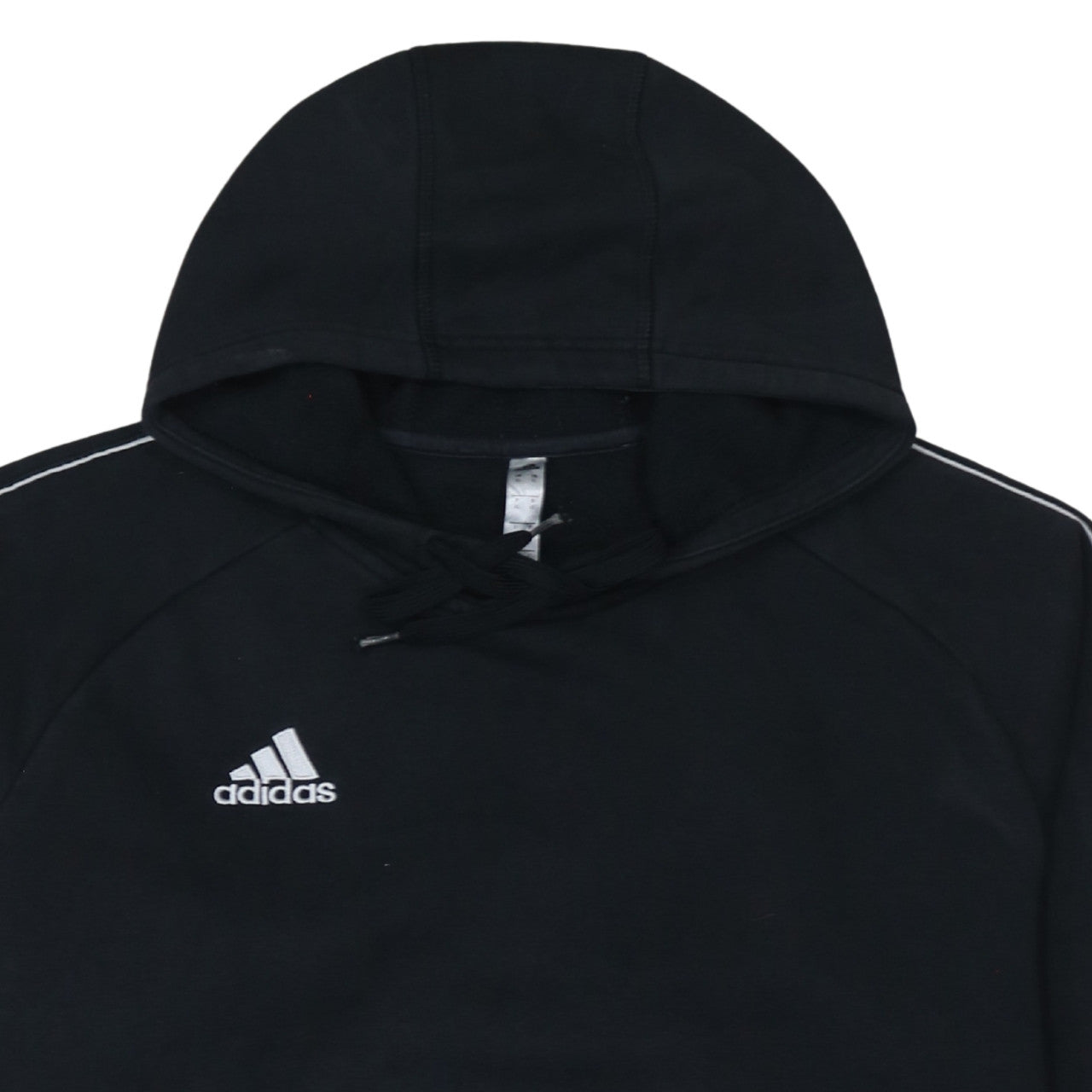 Adidas Men's Black XL Pullover Hoodie with Logo Detail