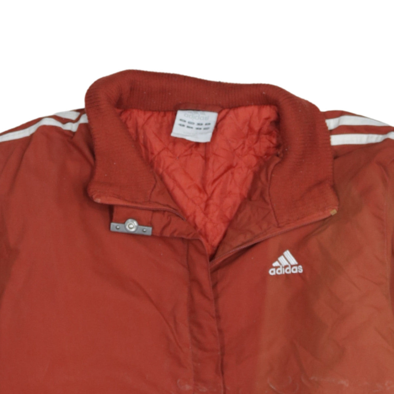 adidas Men Red Bomber Jacket XL Polyester Lined Sportswear