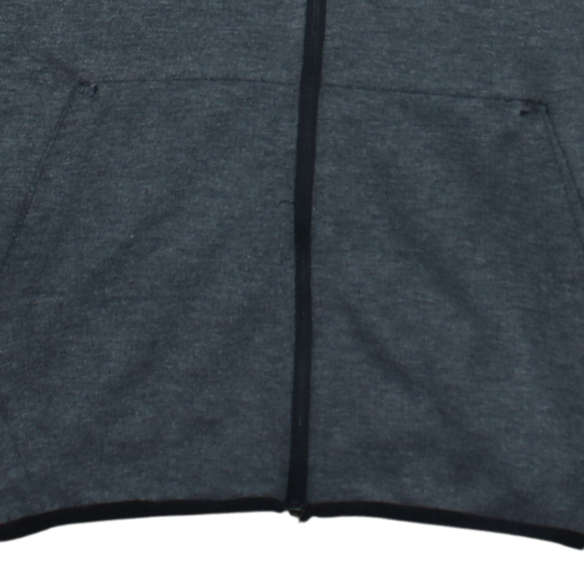 Nike Men Black Grey Full Zip Hoodie S Sportswear