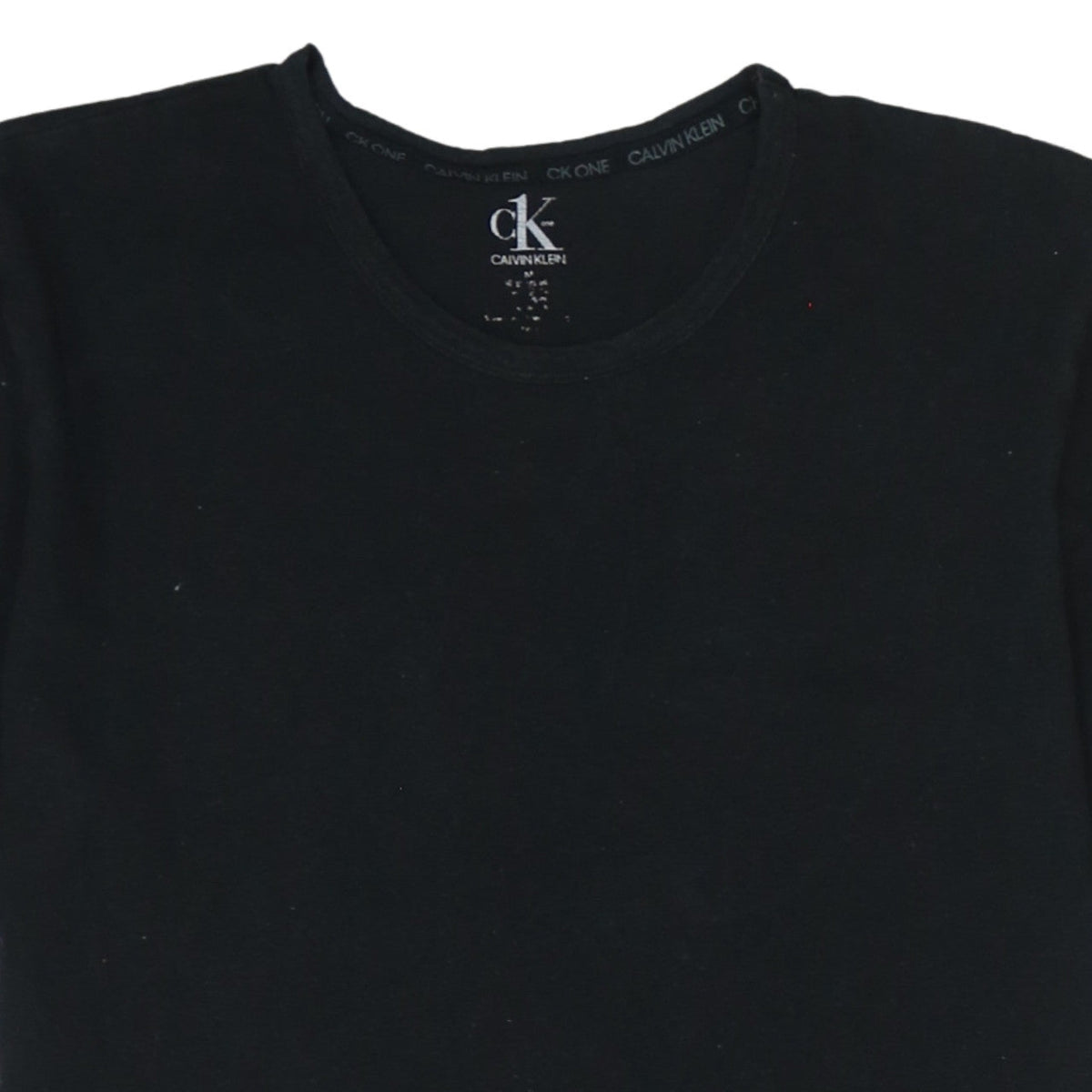 Calvin Klein Men’s Black Slim Fit Cotton Stretch Crew Neck T-Shirt M