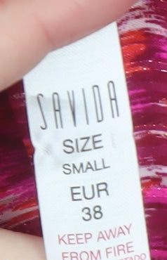 Savida Women's Multicoloured Ruffle Blouse Size 10