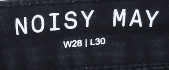 Noisy May Women's Black Skinny Jeans W28 L30 Slim Fit Denim